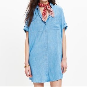 Madewell Denim Courier Shirt Dress